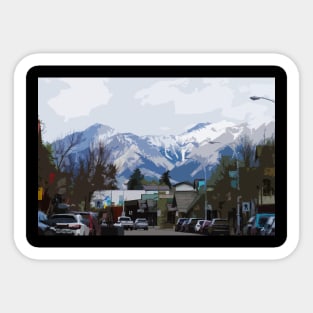 Jasper, Alberta - Rocky Mountain View Sticker